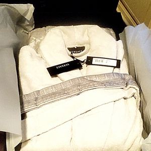 VERSACE BATHROBE - NEVER BEEN WORN BRAND NEW WITH TAGS FROM THE STORE STILL ON !